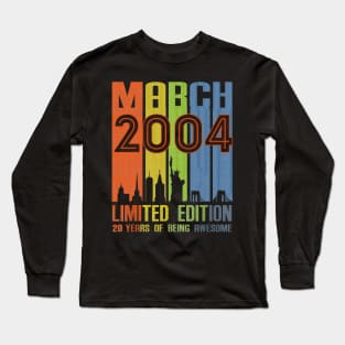 March 2004 20 Years Of Being Awesome Limited Edition Long Sleeve T-Shirt